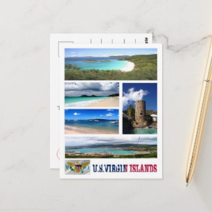 Postal Islas Vírgenes de los Estados Unidos - Mosaico -