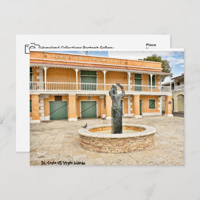 Postal Islas Vírgenes de los Estados Unidos Santa Cruz de (Anverso / Reverso)