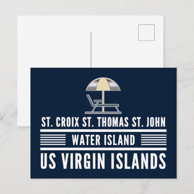 Postal Islas Vírgenes de los Estados Unidos St. Croix St. (Anverso / Reverso)