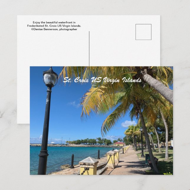 Postal Islas Vírgenes de Santa Cruz (Anverso / Reverso)