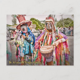 Postal Islas Vírgenes Santa Cruz VI Mascaradas Caribe