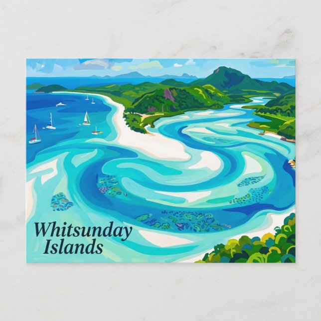 Postal Islas Whitsunday Australia (Anverso)