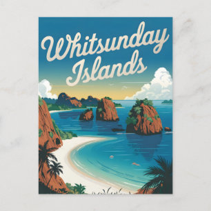 Postal Islas Whitsunday Australia Vintage
