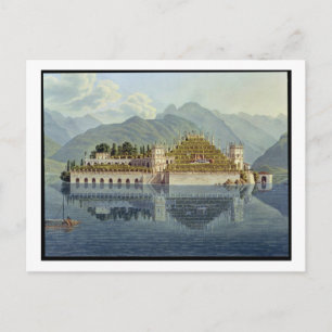 Postal Isola Bella, el lago Maggiore: los jardines en ter