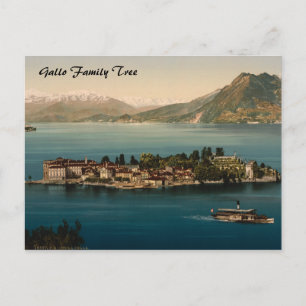 Postal Isola Bella III, Lago Maggiore, Piamonte, Italia