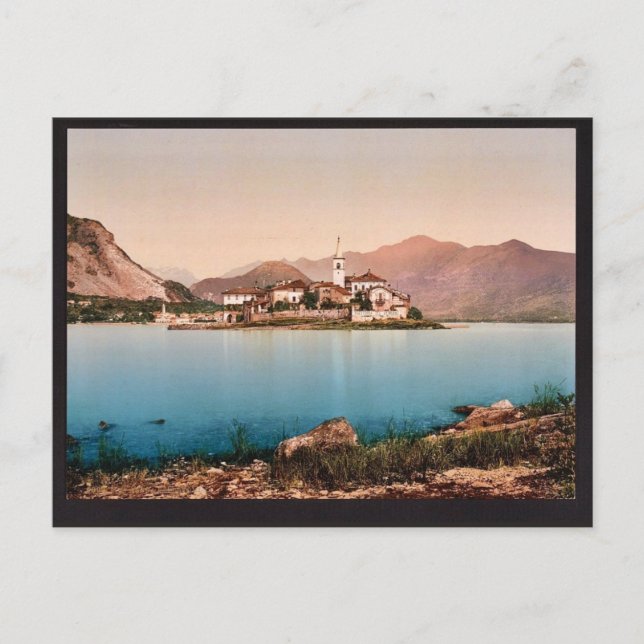 Postal Isola Pescatori I, Maggiore, Lago de, Italia vinta (Anverso)