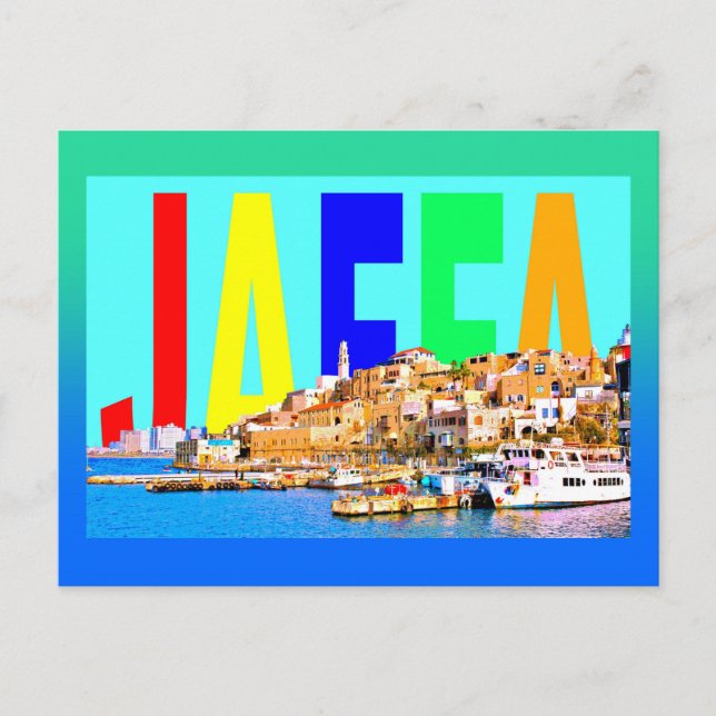 Postal Israel jaffa (Anverso)