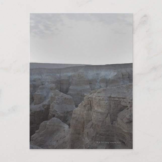 Postal Israel, mar muerto, formaciones de roca (Anverso)