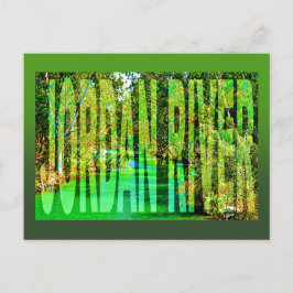 Postal israel río jordán 