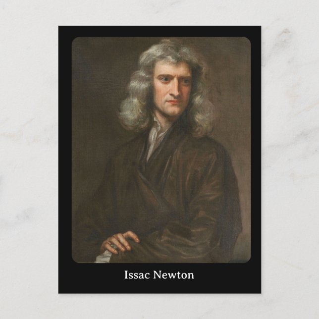 Postal Issac Newton (Anverso)