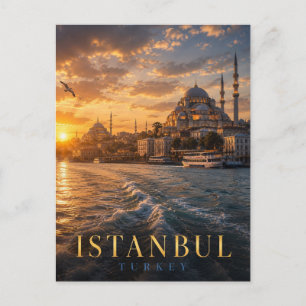 Postal Istanbul Turquía Bosphorus Horizonte REALMS