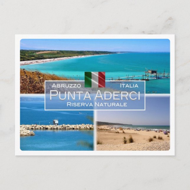 Postal IT Italia - Abruzzo - Punta aderci - (Anverso)