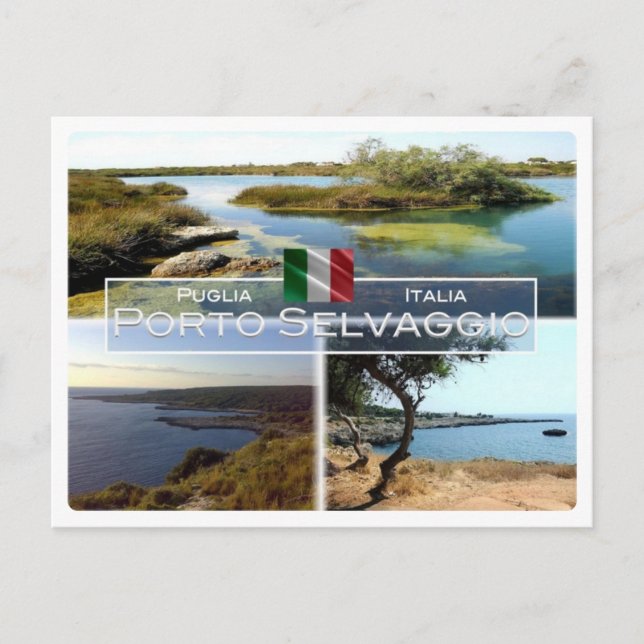 Postal IT Italia - Apulia - Porto Selvaggio - (Anverso)