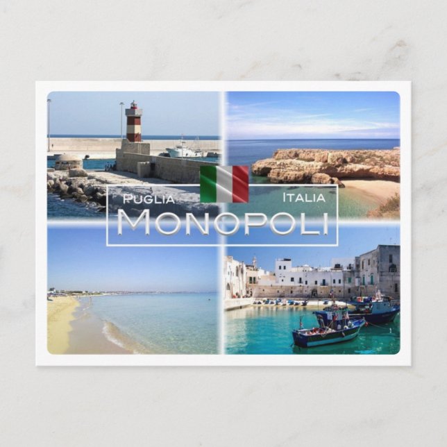 Postal IT Italia - Apulia - Puglia - Monopoli (Anverso)