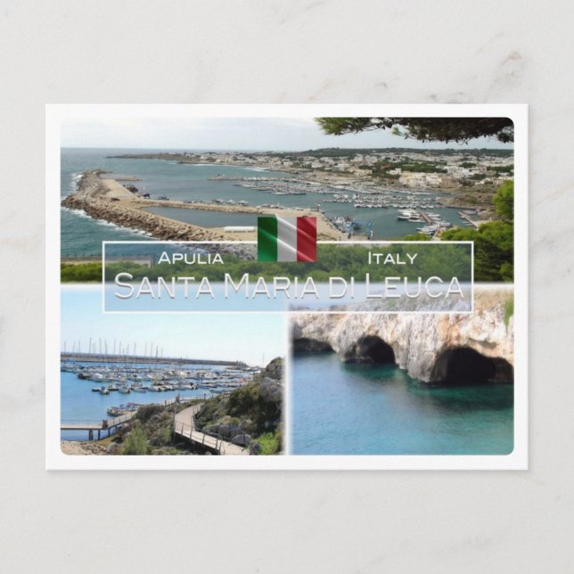 Postal IT Italia - Apulia - Santa Maria di Leuca (Anverso)