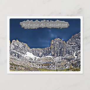 Postal IT Italia - choza alpina Al Cacciatore - Dolomiti 