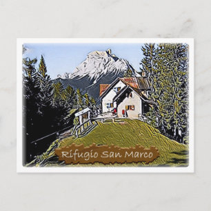 Postal IT Italia - choza alpina San Marcoi -