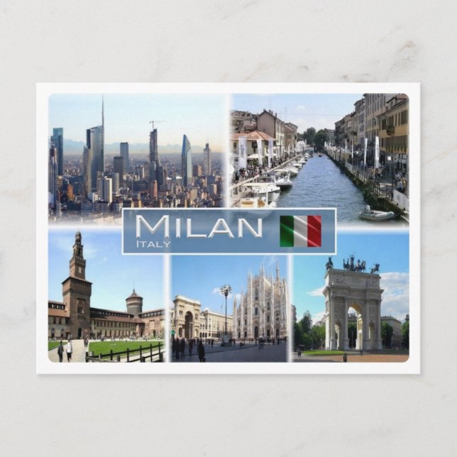 Postal IT Italia - Italia - Milán - (Anverso)