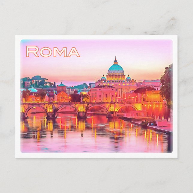 Postal IT Italia - Italia - Roma - Panorama - (Anverso)
