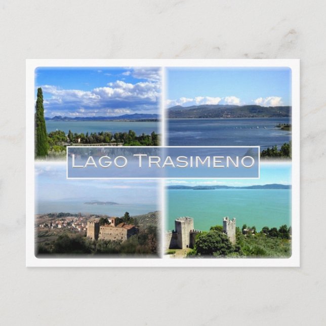Postal IT Italia - Lago Trasimeno - (Anverso)