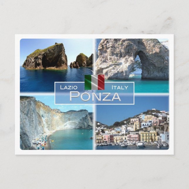 Postal IT Italia - Lazio - Ponza - (Anverso)
