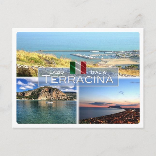 Postal IT Italia - Lazio - Terracina - (Anverso)