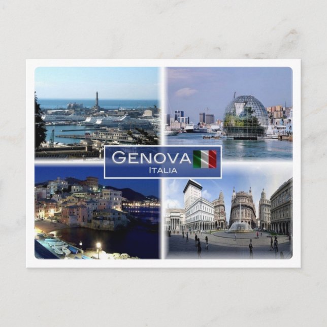 Postal IT Italia - Liguria - Génova (Anverso)