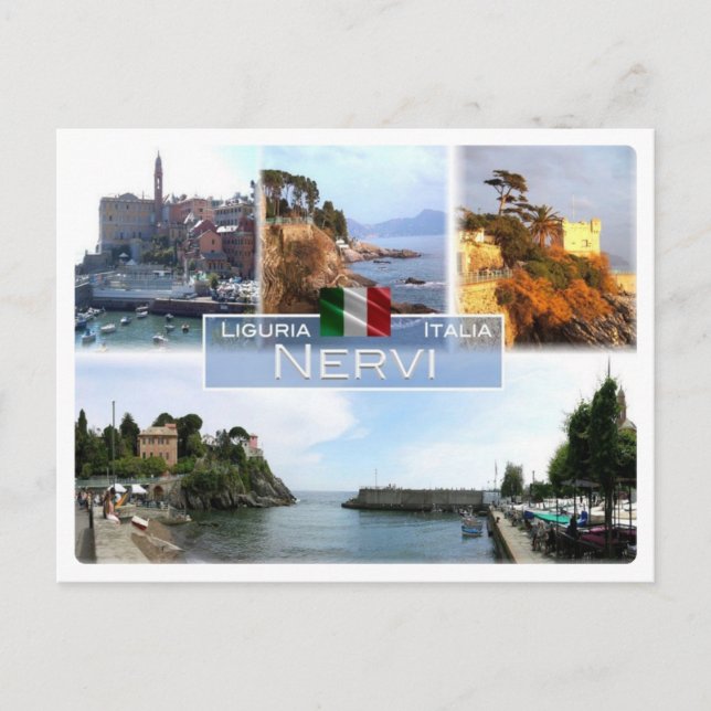 Postal IT Italia - Liguria - Nervi - (Anverso)