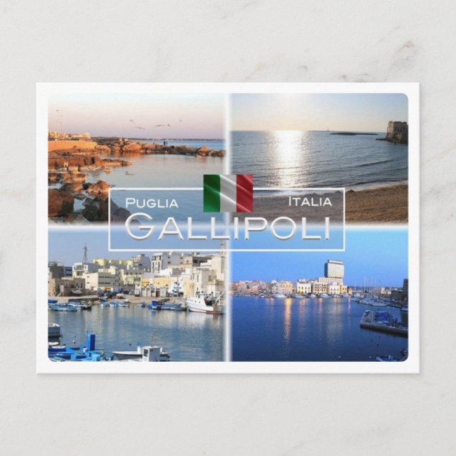 Postal IT Italia - Puglia - Gallipoli - Salento - (Anverso)
