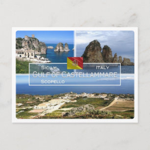 Postal IT Italia - Sicilia - Golfo de Castellammare -