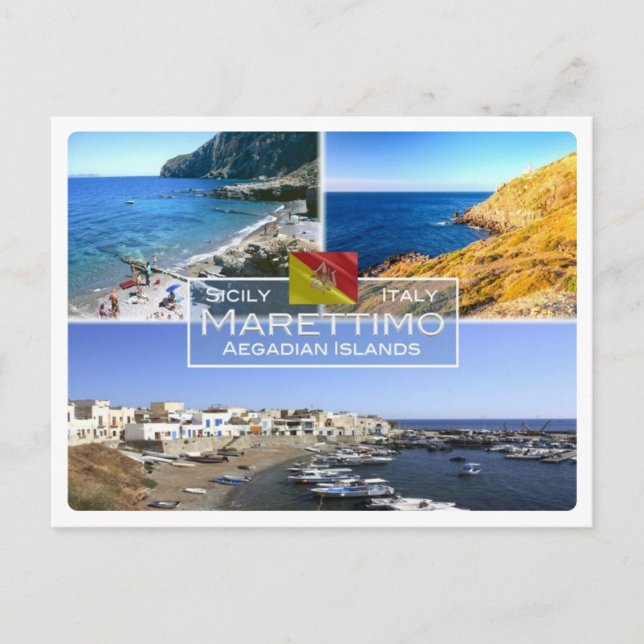 Postal IT Italia - Sicilia - Isla Marettimo - Egadiano - (Anverso)