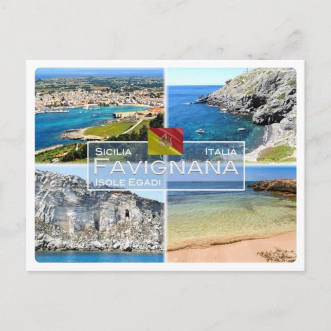 Postal IT Italia - Sicilia - Isole Egadi - Favignana - (Anverso)