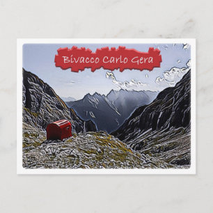 Postal It - refugio alpino Bivacco Carlo Gera - Dolomiti