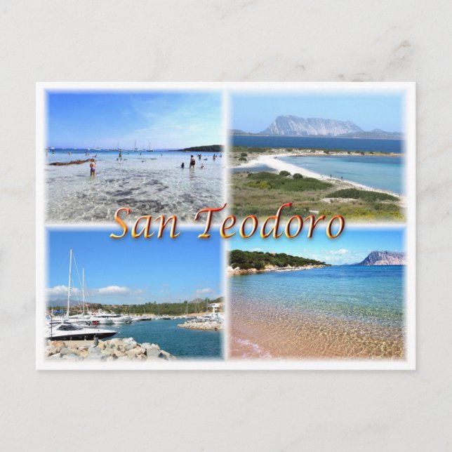 Postal IT San Teodoro - Cala Brandinchi - Cala Paradiso (Anverso)