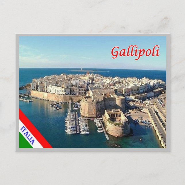 Postal Italia - Apulia - Salento - Gallipoli Casco Antigu (Anverso)