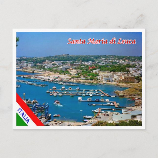 Postal Italia - Apulia - Salento - Santa Maria di Leuca - (Anverso)