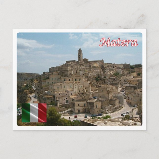 Postal Italia - Basilicata - Los Sassi de Matera - (Anverso)