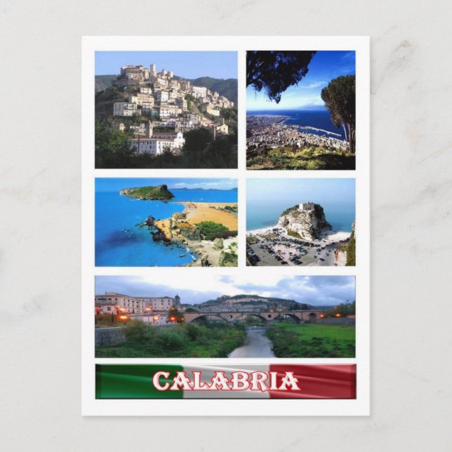 Postal Italia - Calabria - Mosaico - (Anverso)