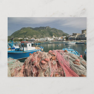 Postal ITALIA, Campania, (Bahía de Nápoles), ISCHIA, FORI