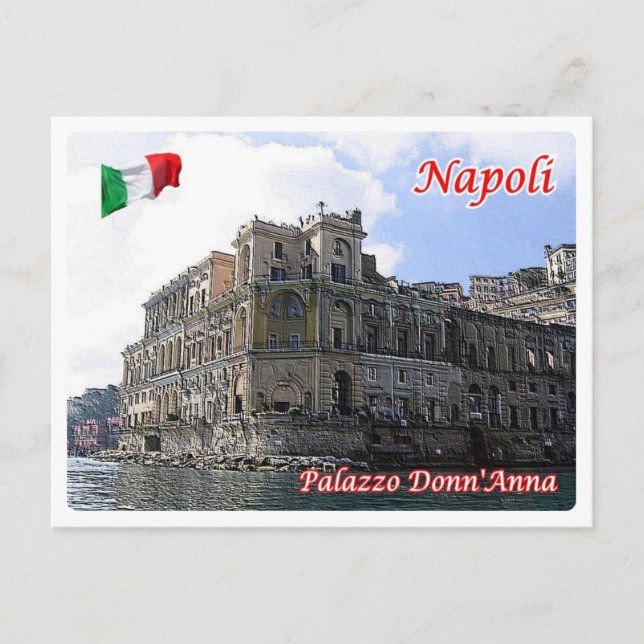 Postal Italia - Campania - Nápoles - Palazzo Donn'Anna - (Anverso)