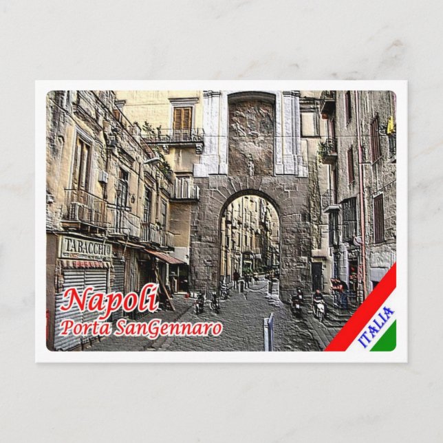 Postal Italia - Campania - Nápoles - Porta San Gennaro - (Anverso)