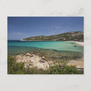Postal Italia, Cerdeña, Baja Cerdeña. Playa de resort.