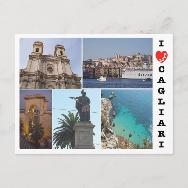 Postal Italia - Cerdeña - Cagliari - Amo (Anverso)