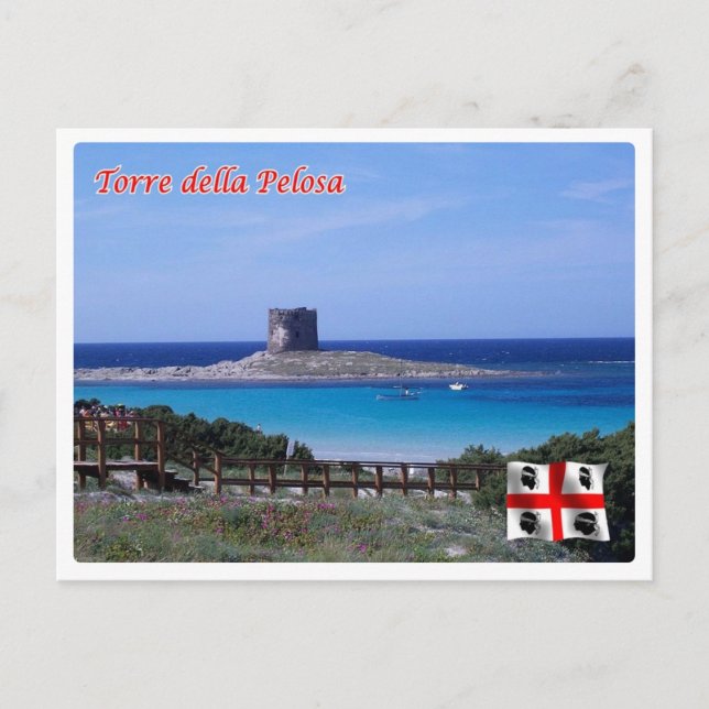 Postal Italia - Cerdeña - Stintino - (Anverso)