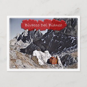 Postal Italia - choza alpina Bivacco Dal Bianco - Dolomit