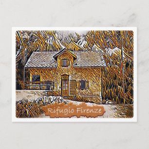 Postal - Italia - choza alpina Firenze - Dolomiti -