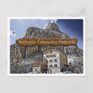 Postal Italia - choza alpina Tommaso Pedrotti - Dolomiti