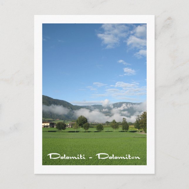 Postal Italia, Dolomitas (Anverso)