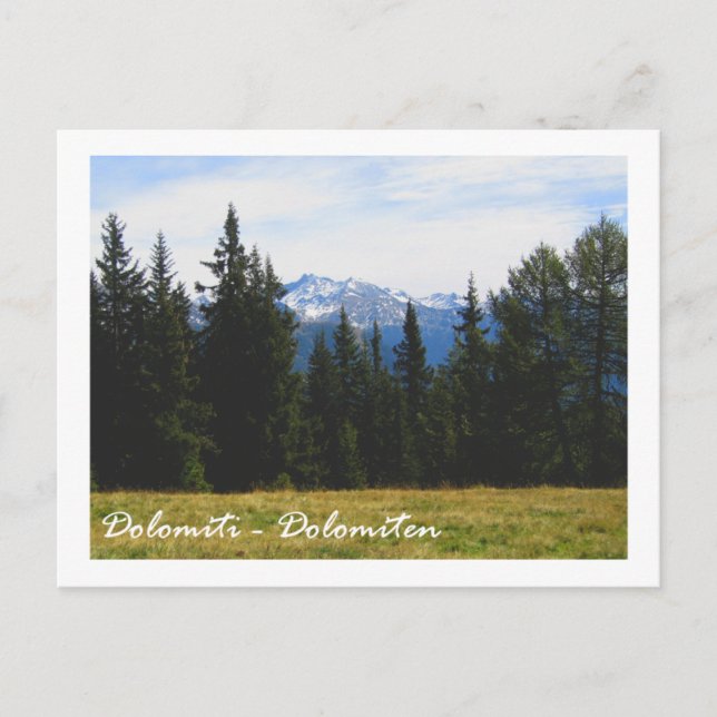 Postal Italia, Dolomitas (Anverso)