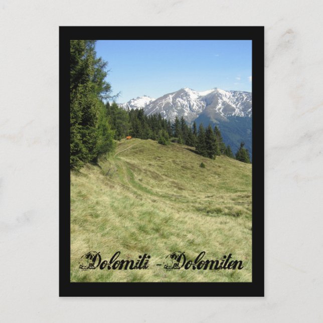 Postal Italia, Dolomitas (Anverso)